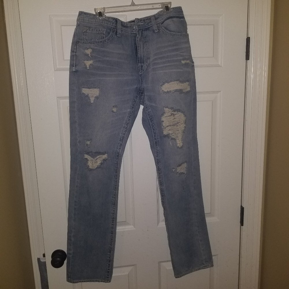 Salvage distressed jeans 34x34